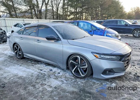 2021 Honda Accord Sport из США, поврежденный, VIN 1HGCV2F35MA003411